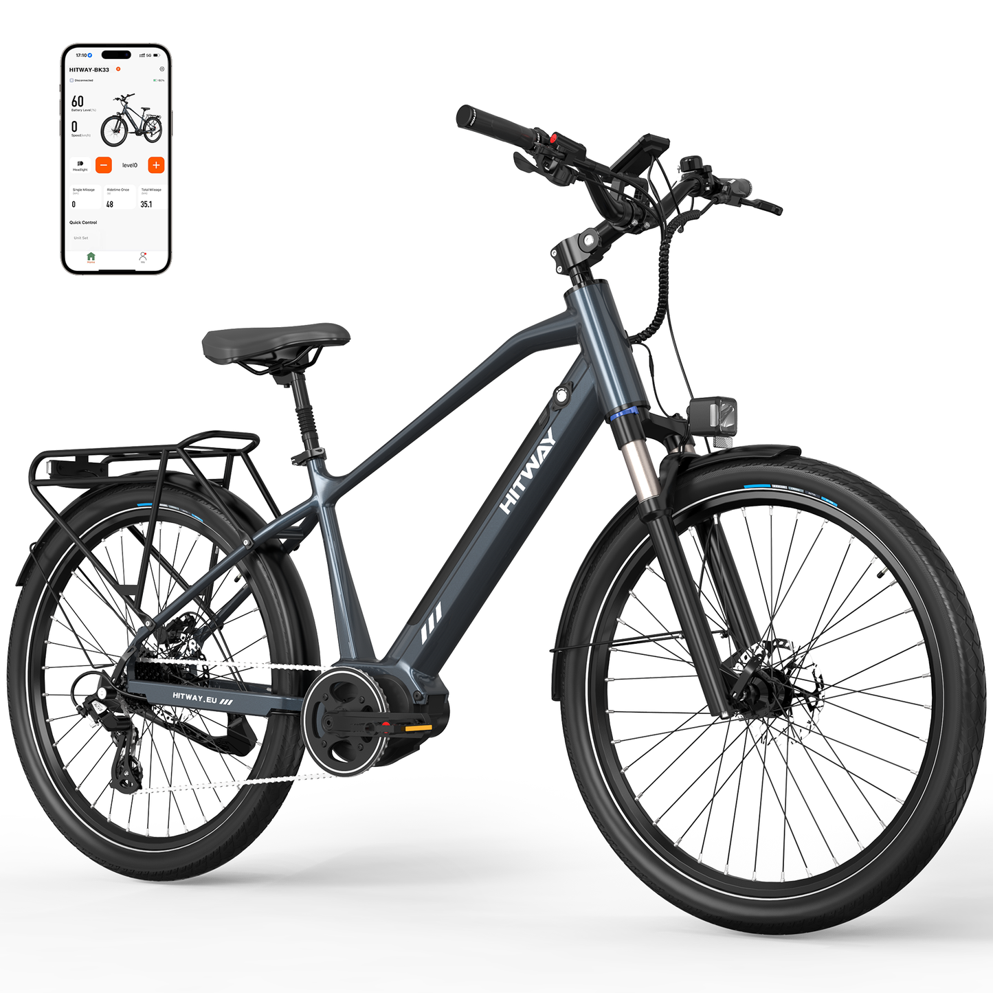 BK33 elektrische fiets met middenaandrijving