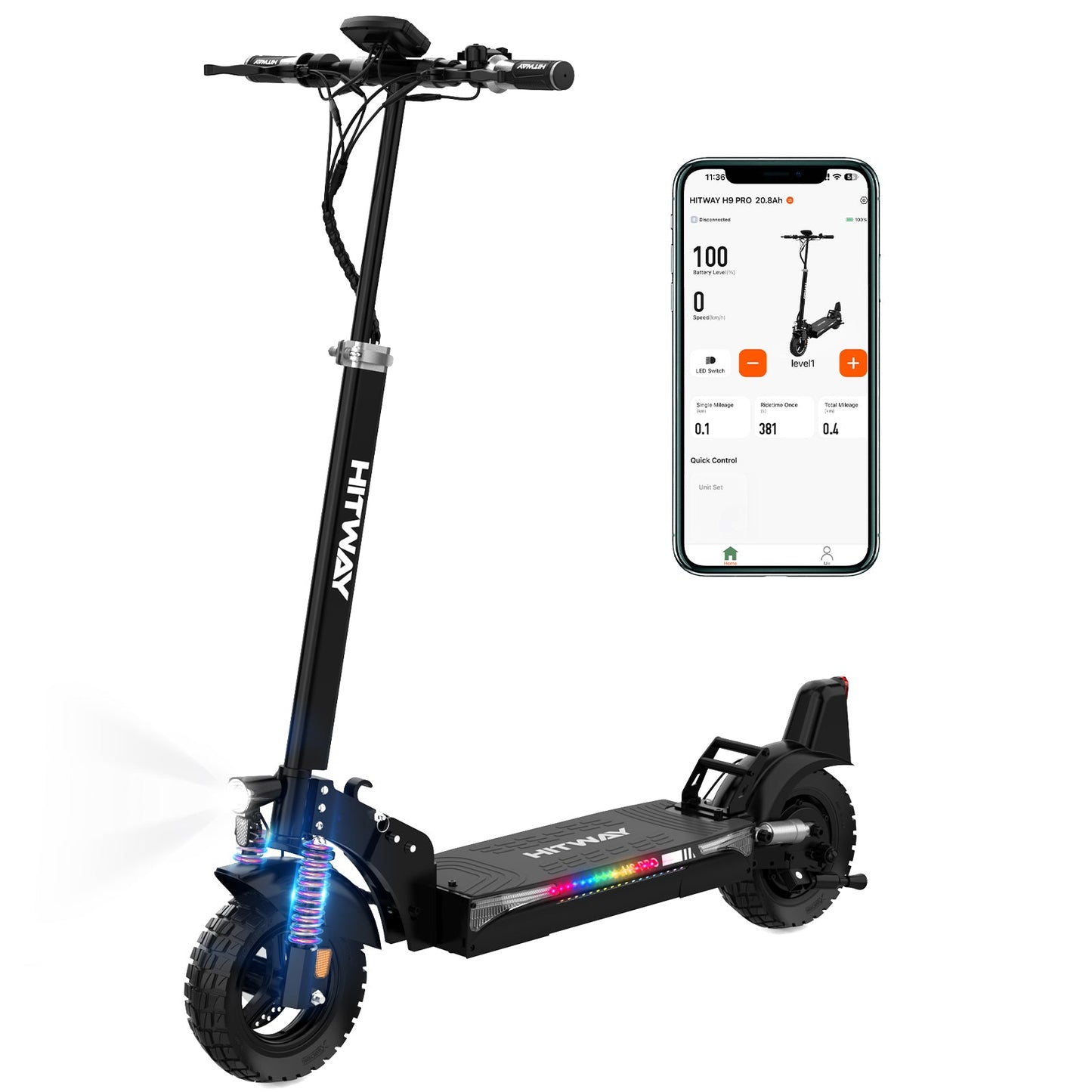 H9 & H9 Pro opvouwbare e-scooter