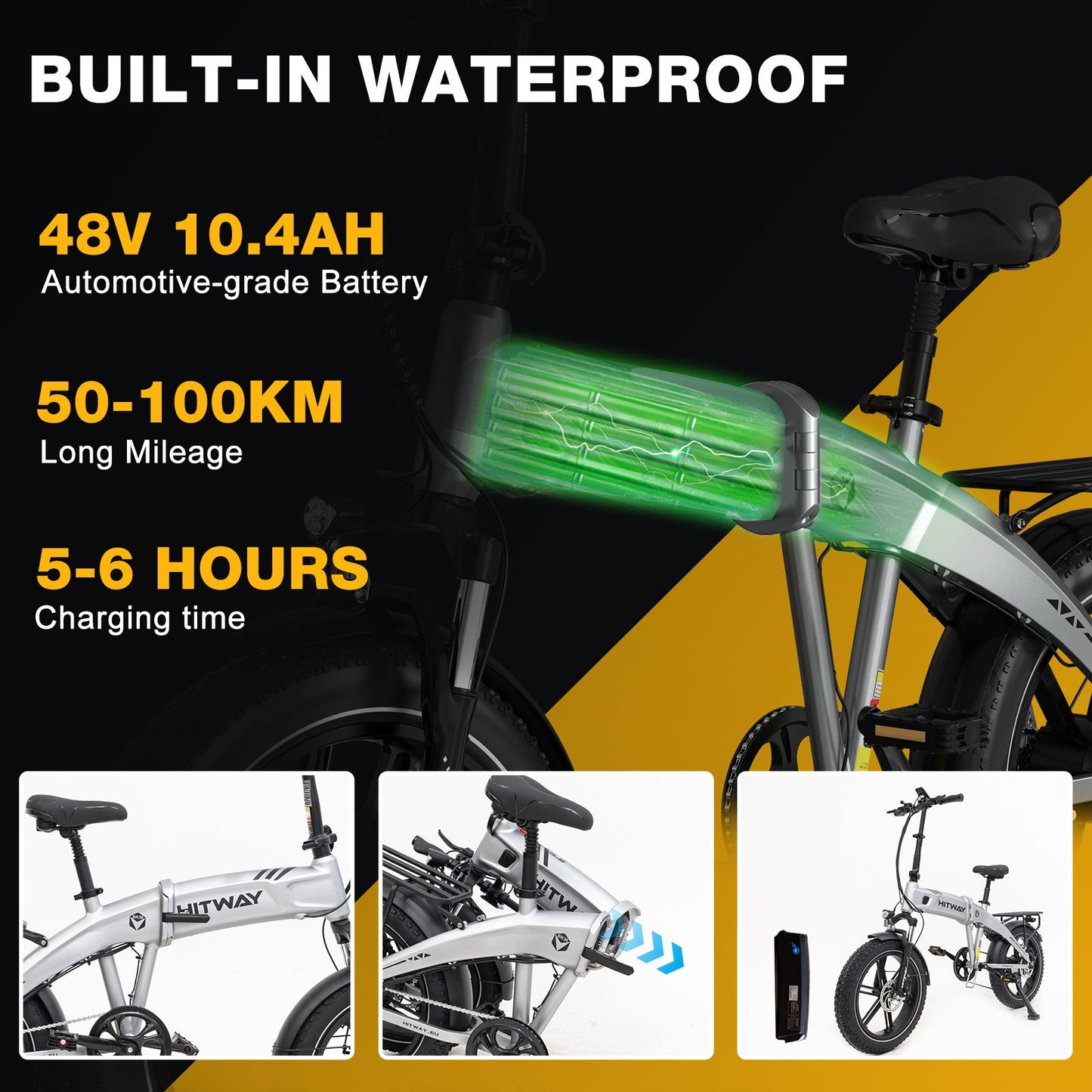 BK36 Opvouwbare elektrische fiets