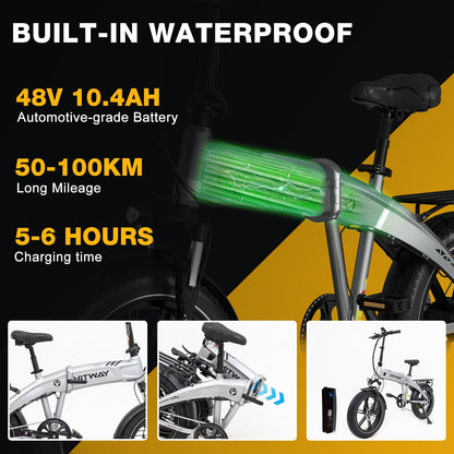 BK36 Opvouwbare elektrische fiets