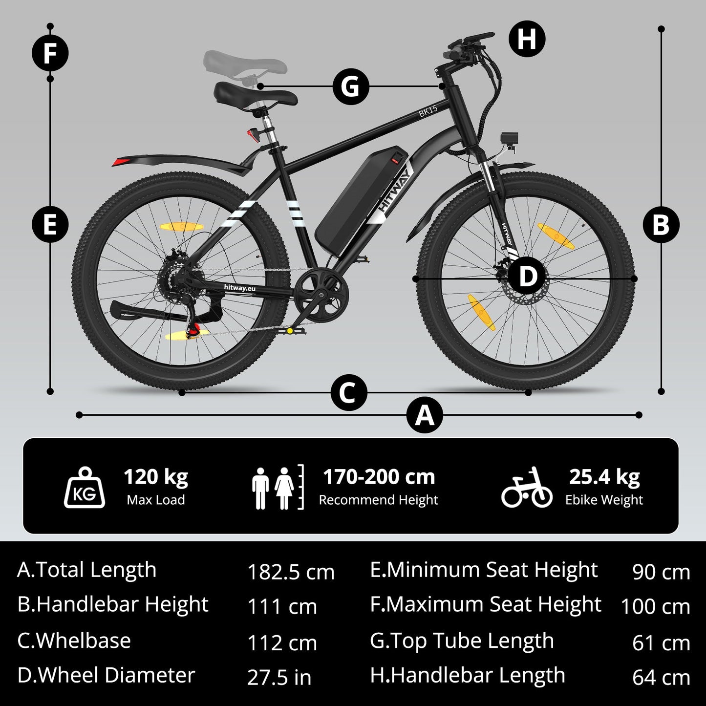 BK15 Pro 27,5 inch elektrische fiets