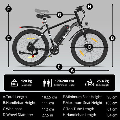 BK15 Pro 27,5 inch elektrische fiets
