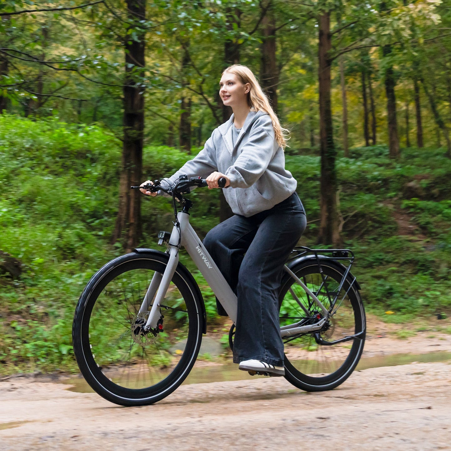 BK18 Pro elektrische fiets met riemaandrijving