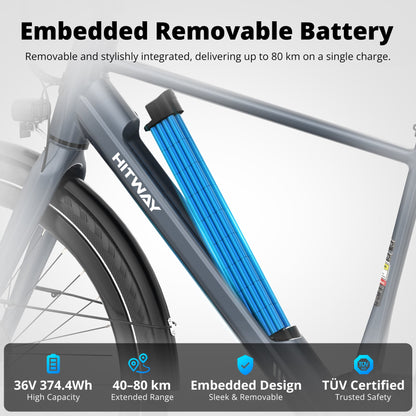 BK19 Pro elektrische fiets met riemaandrijving