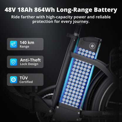 BK6S Pro opvouwbare elektrische fiets