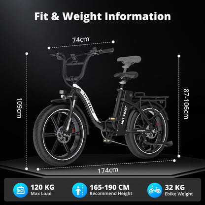 BK6S Pro opvouwbare elektrische fiets