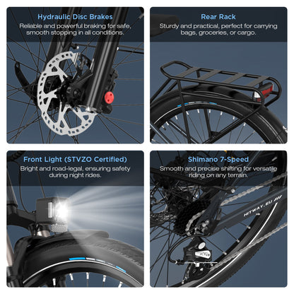BK33 elektrische fiets met middenaandrijving