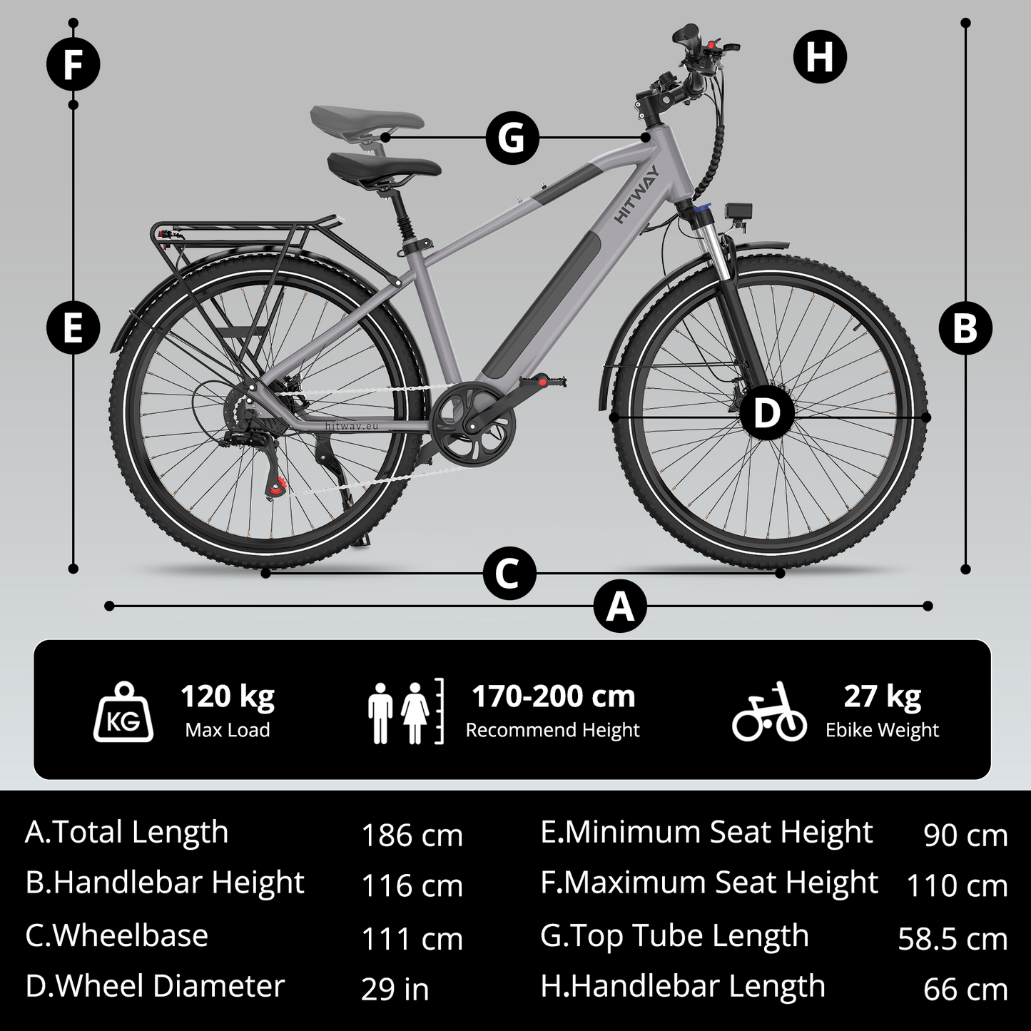 BK7S Plus 29 inch elektrische fiets