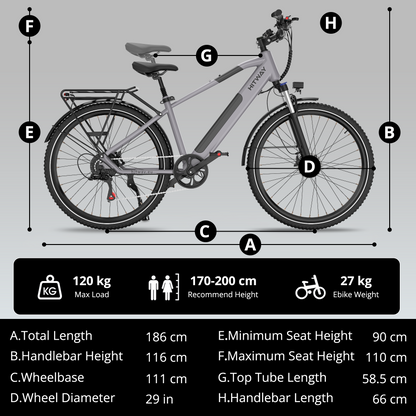 BK7S Plus 29 inch elektrische fiets