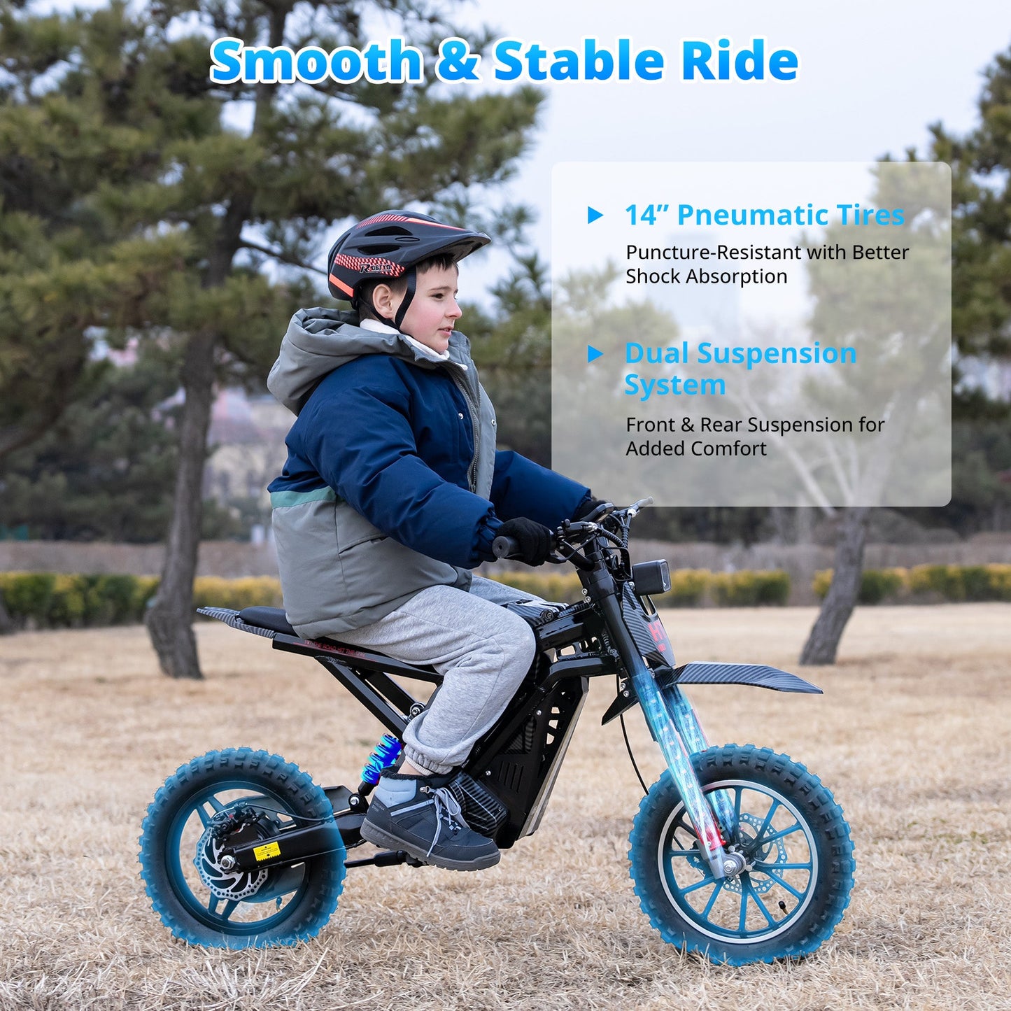 HT100 elektrische crossmotor voor kinderen