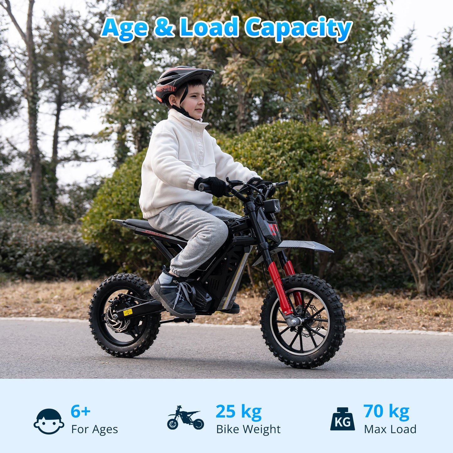 HT100 elektrische crossmotor voor kinderen