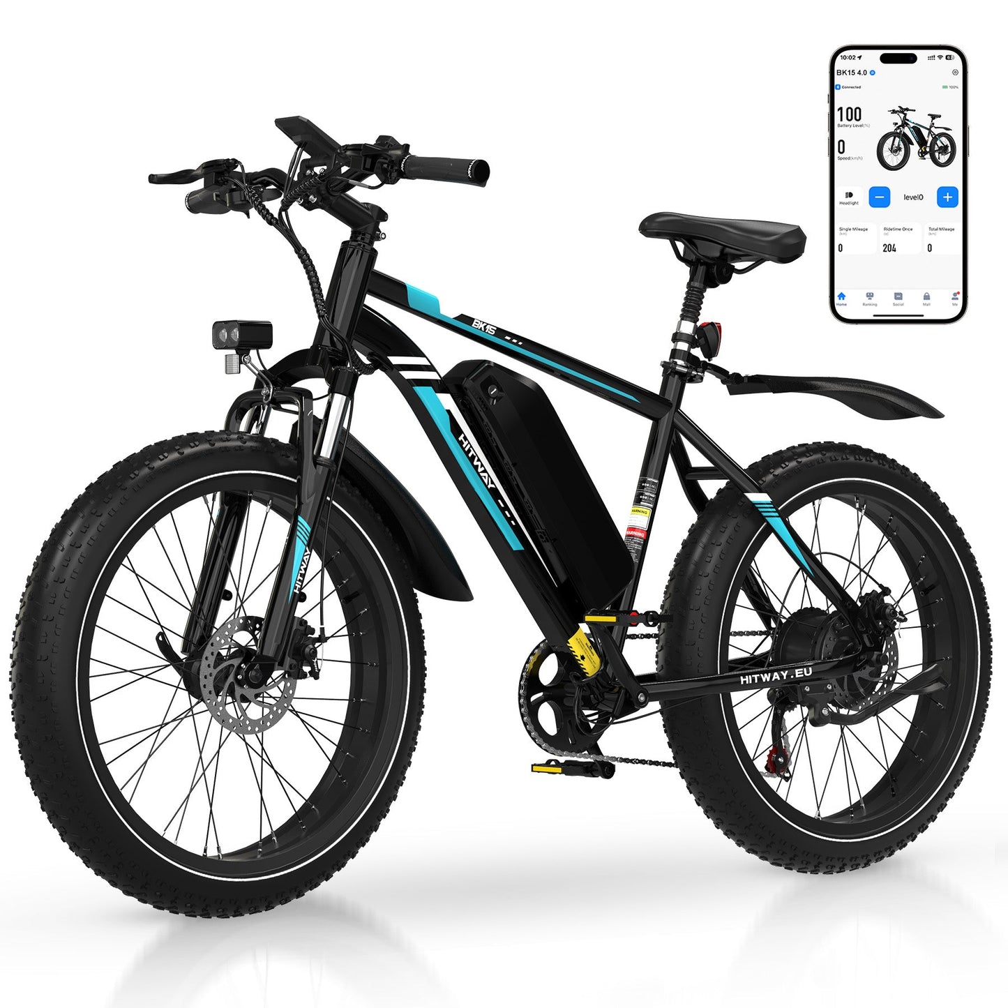BK15 4.0 elektrische fiets met dikke banden
