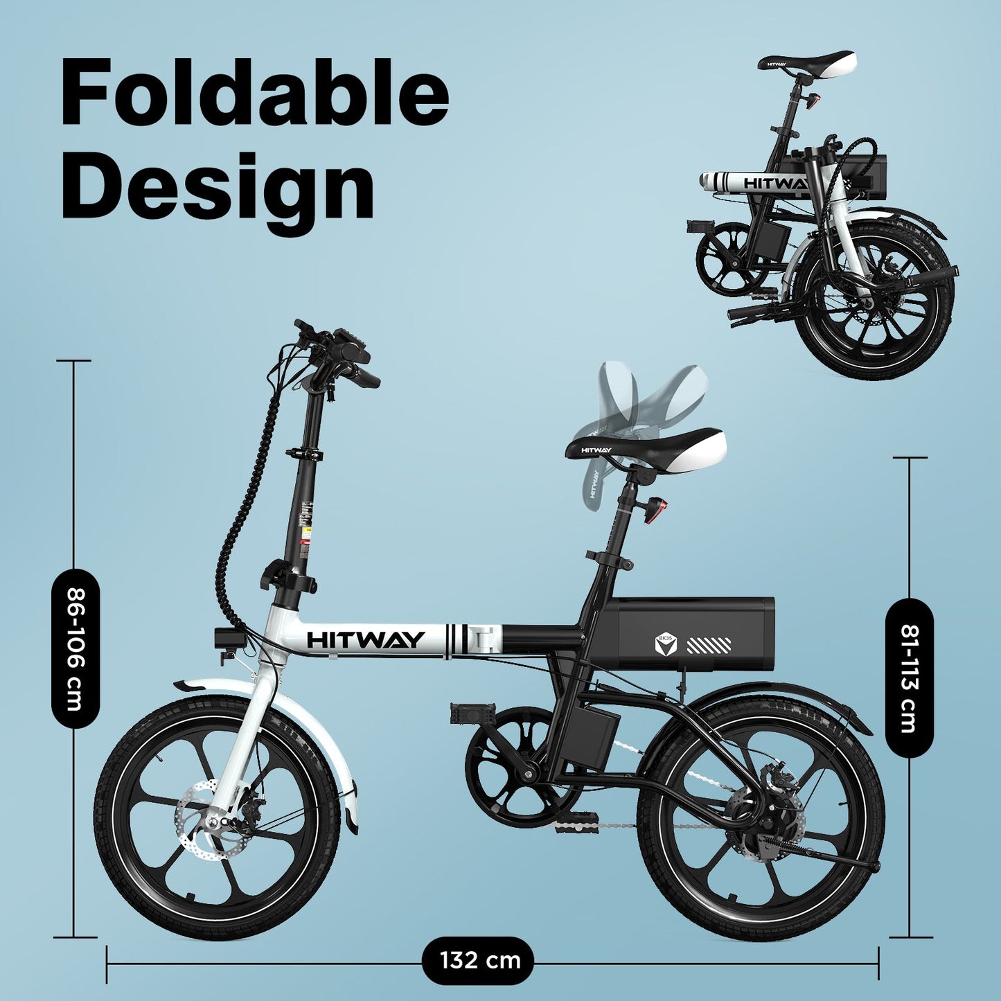 BK35S Opvouwbare elektrische fiets