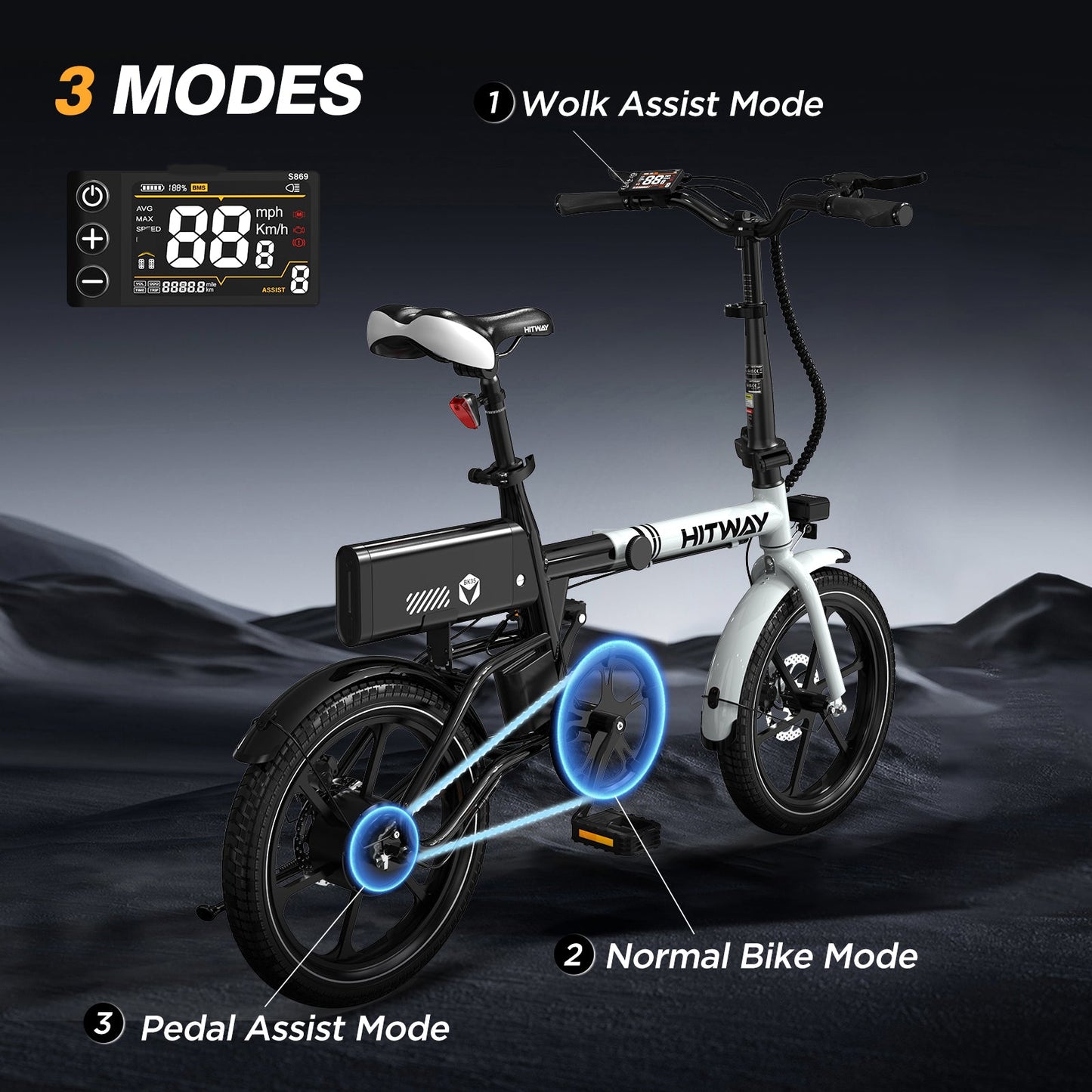 BK35S Opvouwbare elektrische fiets