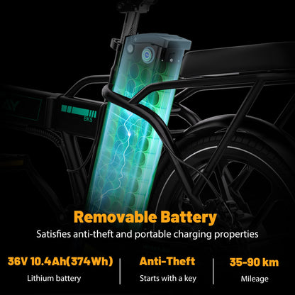 BK5S Opvouwbare elektrische fiets