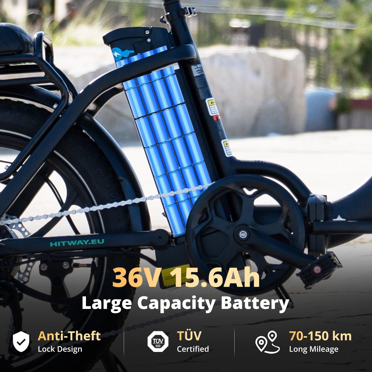 BK6S L1 Opvouwbare elektrische fiets
