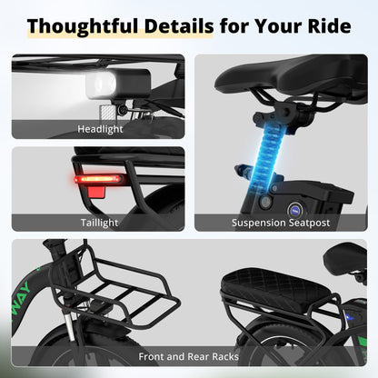 BK6S L1 Opvouwbare elektrische fiets