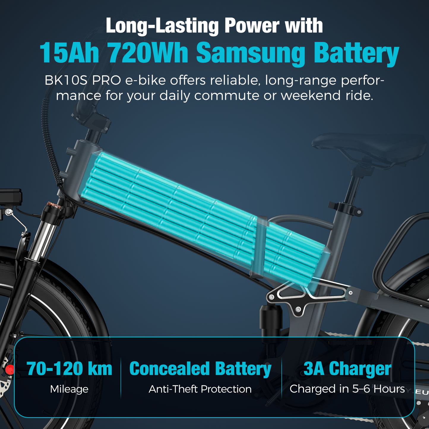 BK10S PRO opvouwbare elektrische fiets