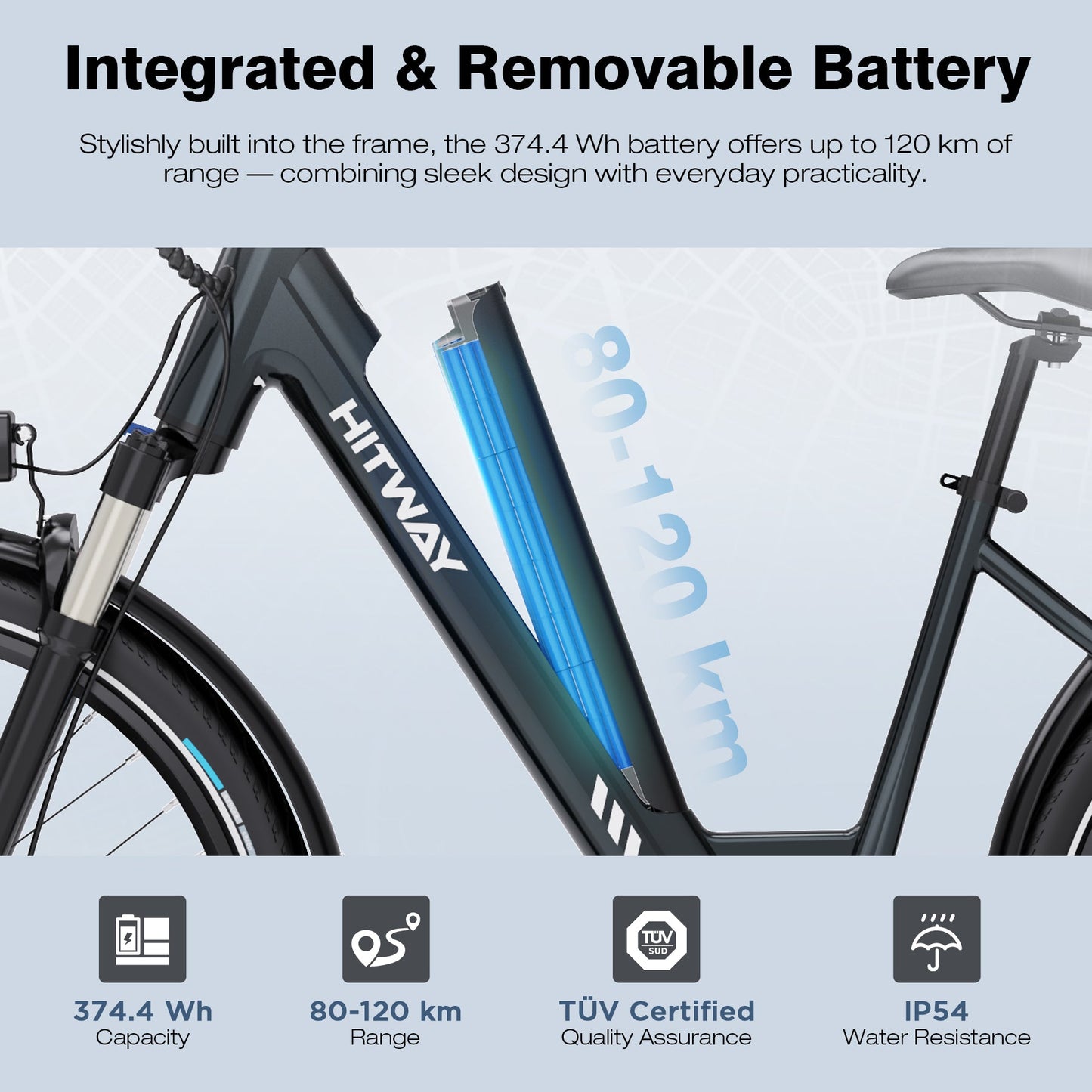 BK32 elektrische fiets met middenaandrijving